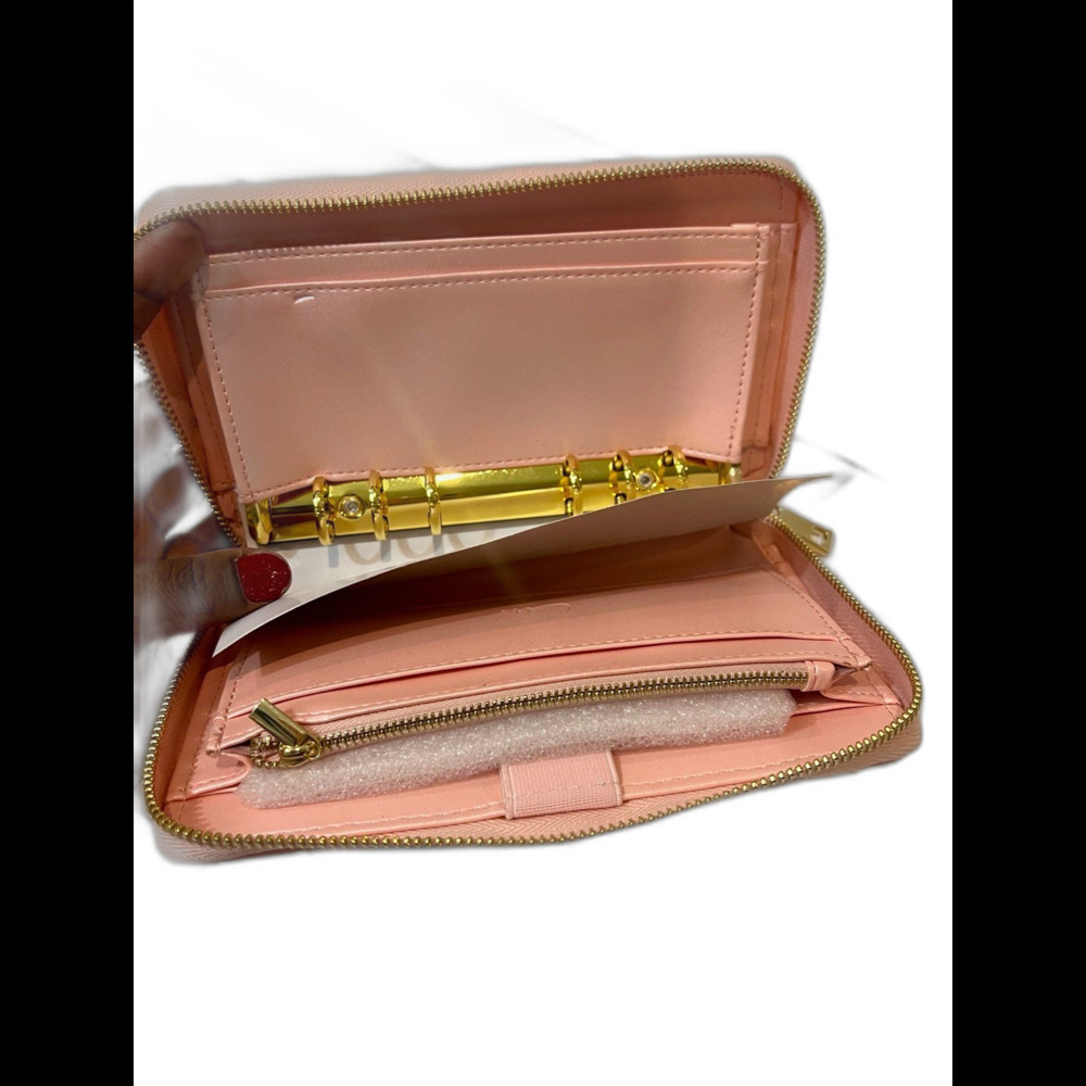 Lw Pink Quilted Cash Envelope Wallet Nla View 4